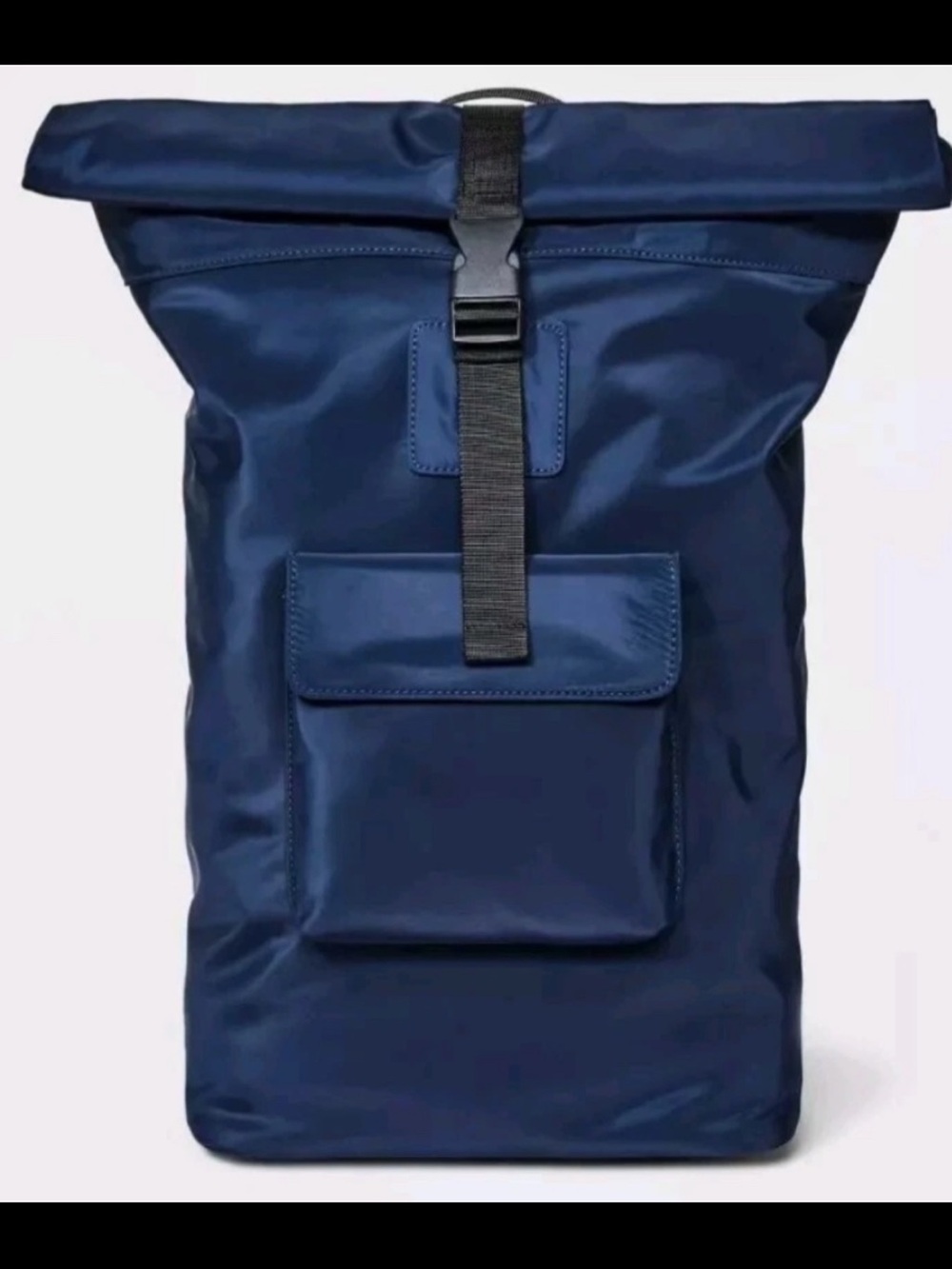 Men's Midnight Blue Water Resistant Roll-Top Backpack - Target Original Use NWT